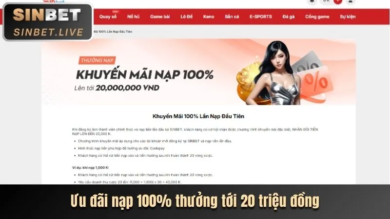Chương trình hoàn trả cược thể thao